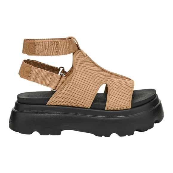UGG Tan Platform Newest Comfy Three Way Sandals - Picture 2 of 14